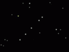 The author's reconstruction of a string of lights moving across the night sky (click for full-size image, 2 KB)