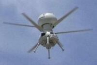 The Bombardier CL-327 Guardian is an advanced VTOL UAV developed from the CL-227 Sentinel and is powered by two contra-rotating rotor blades (4 KB)