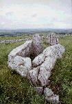 Five Wells burial chamber, Derbyshire, photographed in July 1988 (139 KB)